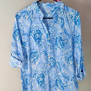 NWT Lilly Pulitzer Captiva Tunic (Turtley Awesome)